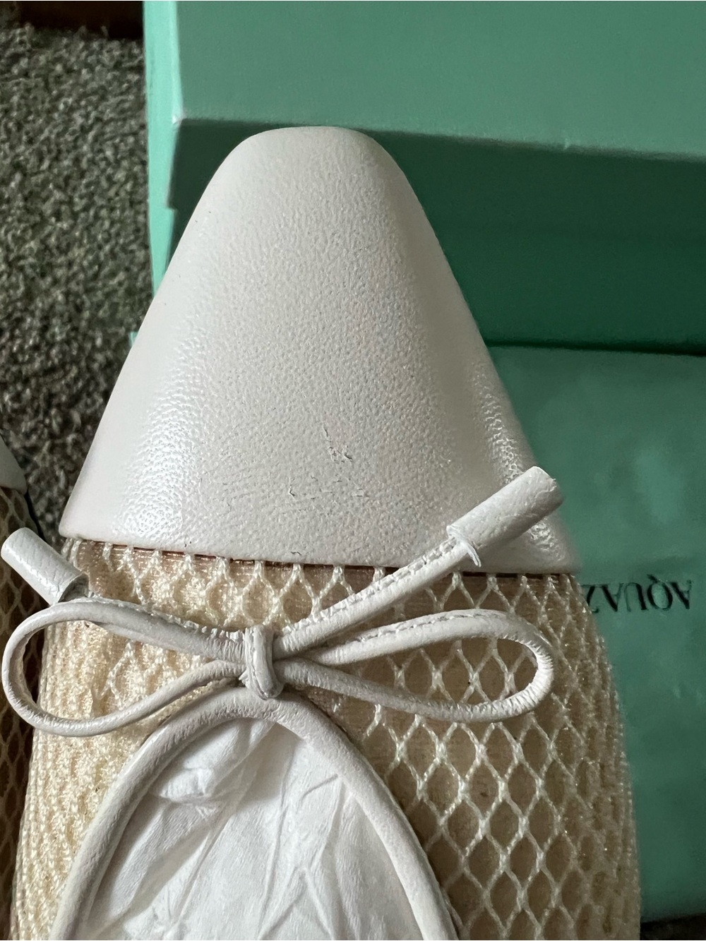 Aquazzura Gioia Mesh Flats - Picture 13 of 16